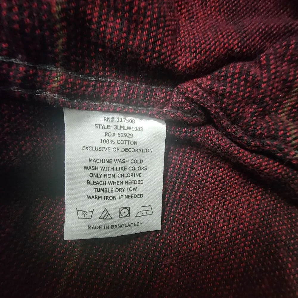 Levi's Striped Long Sleeve Button Down Men's Shirt Size M